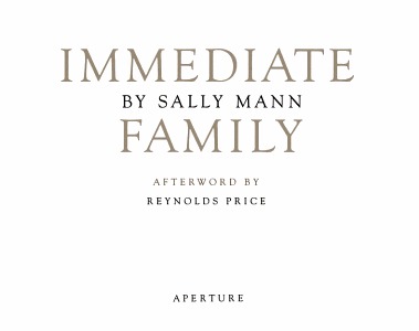Immediate Family 표지